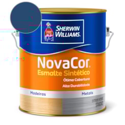 Esmalte Sintético Alto Brilho NovaCor Azul Del Rey Sherwin Williams 3,6L