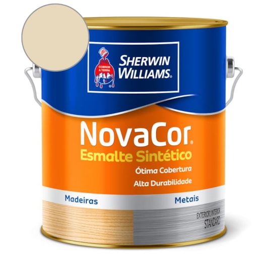  Esmalte Sintético Alto Brilho NovaCor Marfim Sherwin Williams 3,6L - Imagem principal - 2d08da02-f054-460a-afed-25c774cf566d