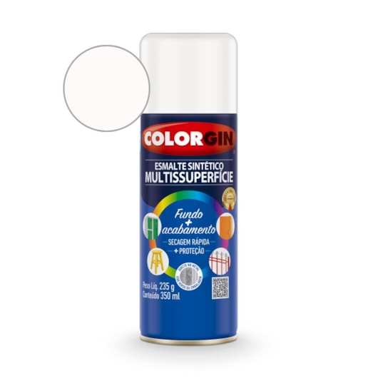 Esmalte  Sintético Branco Colorgin 235g - Imagem principal - 28dd3856-b1a5-46c2-b290-228d87bb49e6