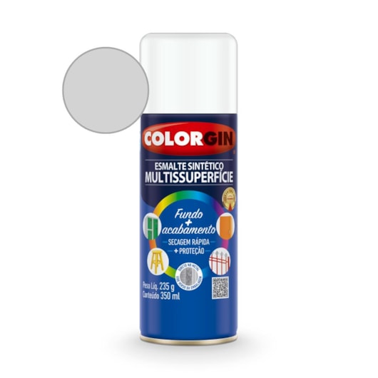 Esmalte  Sintético Branco Gelo Colorgin 235g - Imagem principal - e392b28d-b534-4728-92b4-509a1ad6369d