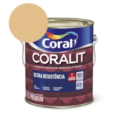 Esmalte Sintético Coralit Ultra Resistencia Alto Brilho Creme 3.6l Coral