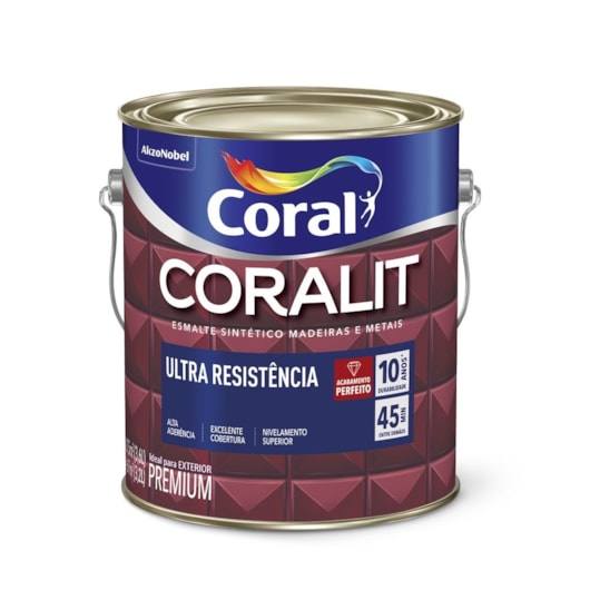 Esmalte Sintético Coralit Ultra Resistencia Alto Brilho Transparente 3.6l Coral - Imagem principal - 9ebfe958-d9eb-4e5c-a10d-2523a2e0eccb