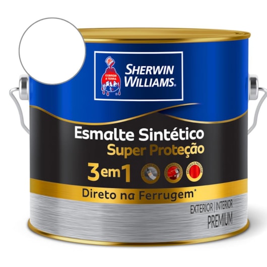 Esmalte Super Protetor Branco Brilhante Sherwin Williams 0,9L - Imagem principal - 69080bad-1c14-4905-8d30-9914f54ce57b