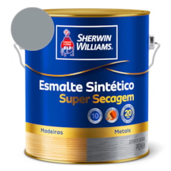 Esmalte Super Secagem Alto Brilho Cinza Médio Sherwin Williams 3,6L