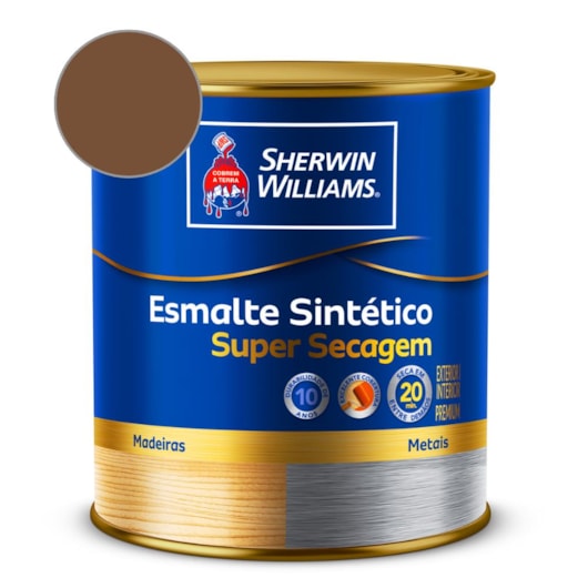 Esmalte Super Secagem Alto Brilho Tabaco Sherwin Williams 0,9L - Imagem principal - 83f3e547-fc7d-4490-afc8-24ae1d4f8a46