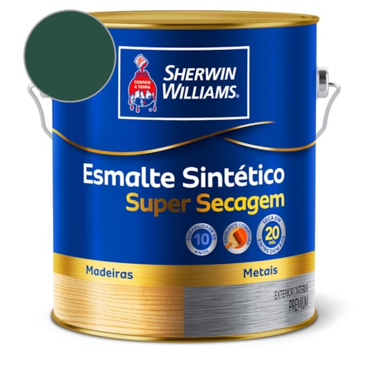 Esmalte Super Secagem Alto Brilho Verde Colonial Sherwin Williams 3,6L - Imagem principal - 31b3d734-89ef-4854-9ca3-80bcf7c6b95f