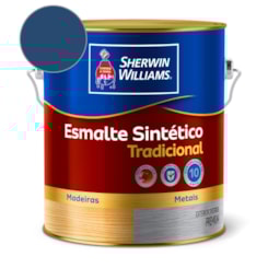 Esmalte Tradicional Alto Brilho Azul Del Rey Sherwin Williams 3,6L