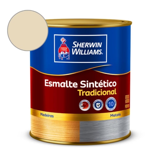 Esmalte Tradicional Alto Brilho Marfim Sherwin Williams 0,9L - Imagem principal - ecf252d4-606c-49f5-9c46-11069c6f6367