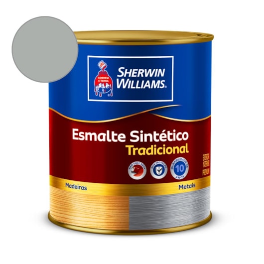 Esmalte Tradicional Alto Brilho Platina Sherwin Williams 0,9L - Imagem principal - 6df0f32f-0f9a-48c4-a9da-e188bdc2612f