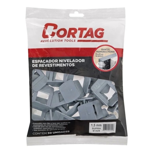 Espacador Nivelador 1,5mm Supra Cortag  - Imagem principal - 58abaaac-fc9b-43b7-a85e-549378d2f43e