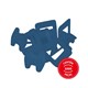 Espaçador Nivelador Caixa com 1000 Peças Slim Azul Cortag 1,0mm - 97443ad1-7784-45b9-8f7e-172f503480bf