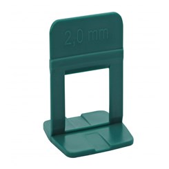Espaçador Nivelador Caixa com 1000 Peças Slim Verde Cortag 2,0mm