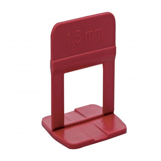 Espaçador Nivelador Caixa com 1000 Peças Slim Vermelho Cortag 1,5mm - Imagem principal - 93399918-5ee1-4116-b841-d5bcac402a3f