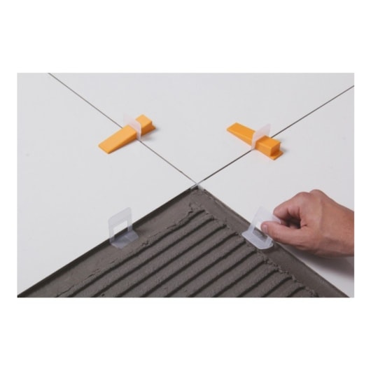 Espaçador Nivelador Caixa com 500 Peças Cortag 1,5mm - Imagem principal - 8b680392-45c8-4a50-ba44-fe8b6c899290