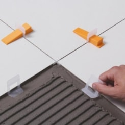 Espaçador Nivelador Caixa com 500 Peças Eco Vermelho Cortag 1,5mm