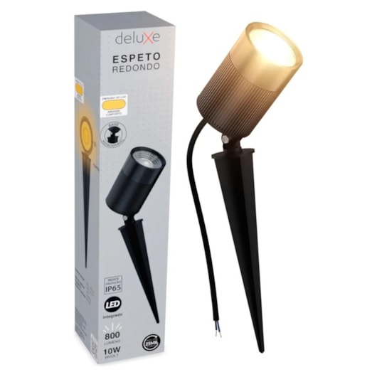 Espeto LED Nimus Redondo Preto 10W AM3000K Avant - Imagem principal - 9e8543d5-3e7c-422e-bdf2-3040e55d1b52