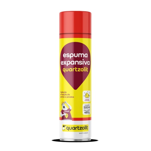 Espuma Expansiva 500ml Quartzolit - Imagem principal - a80c4143-0b14-4554-963d-d3cee4e48dcd