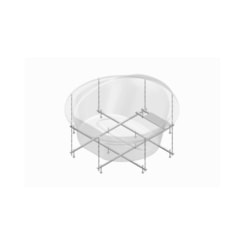 Estrutura Autoportante P/Hidromassagem H12/140 Astra 128X128Cm
