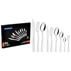 Faqueiro Búzios Com 54 Peças Inox Tramontina Faqueiro Búzios Com 54 Peças Inox Tramontina