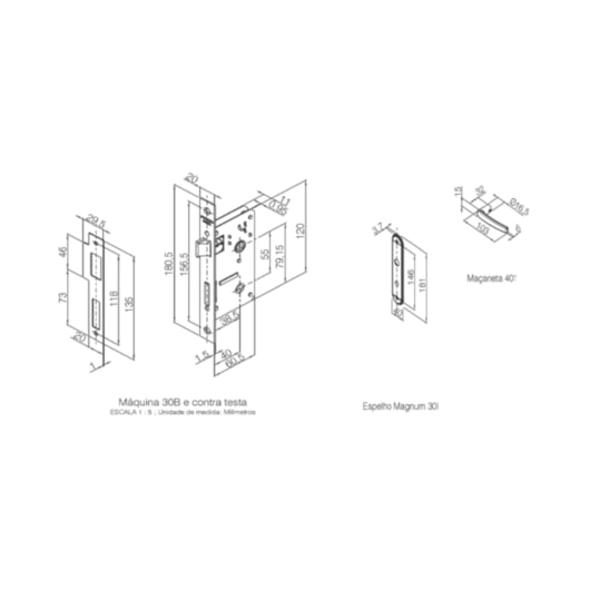 Fechadura Espelhada Concept 401 Para Banheiro Cromado Pado 40mm - Imagem principal - 51d24d3c-aa8f-442a-8221-edb8a3010412