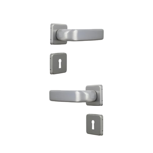 Fechadura Interna Roseta Firenze Alumínio MGM 40mm - Imagem principal - 9c2e3044-c37e-4631-9548-6a8149ab144a