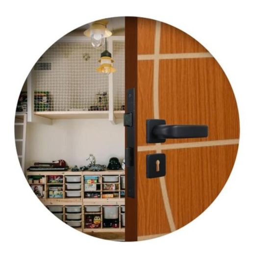 Fechadura Interna Roseta Firenze Preto Fosco MGM 40mm - Imagem principal - ec1e5f5b-73cb-41d2-8074-3a1880867c16