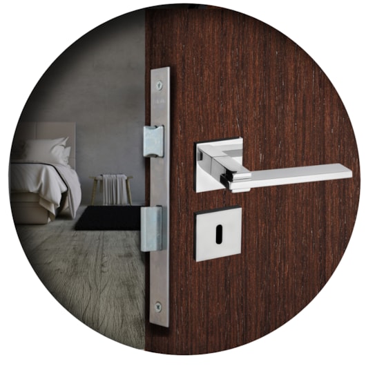 Fechadura Nina Rq2 Zamac Cromado Pado  - Imagem principal - ad6d6b1b-a1a9-4bfa-b830-2ad78af6e509