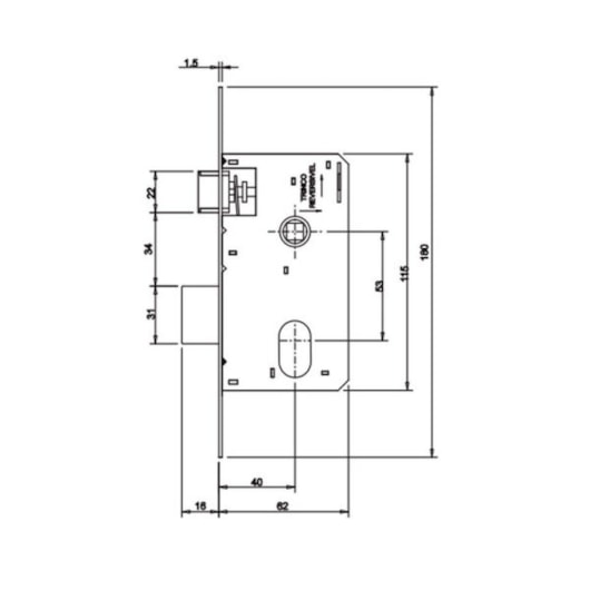Fechadura Para Banheiro Roseta Módena Alumínio MGM 40mm - Imagem principal - 4ddf4067-8b0e-494f-bbd4-61d1867cb4bb