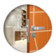 Fechadura Para Porta De Banheiro Roseta Firenze Alumínio MGM 40mm - 27181517-b7ea-43bc-ae84-984db2b81638