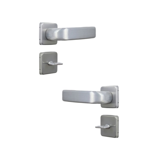 Fechadura Para Porta De Banheiro Roseta Firenze Alumínio MGM 40mm - Imagem principal - a07f8480-6e71-4e16-b0a0-84e68468238c