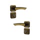 Fechadura Para Porta De Banheiro Roseta Genebra Bronze Latonado MGM 40mm - 43b79624-4e48-4dbe-add0-dc9574b30c05