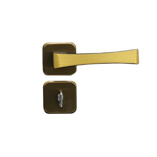 Fechadura Para Porta De Banheiro Roseta Paris Bronze Latonado MGM 40mm - Imagem principal - f8c930cf-c41e-4532-9a33-4322105bce0b