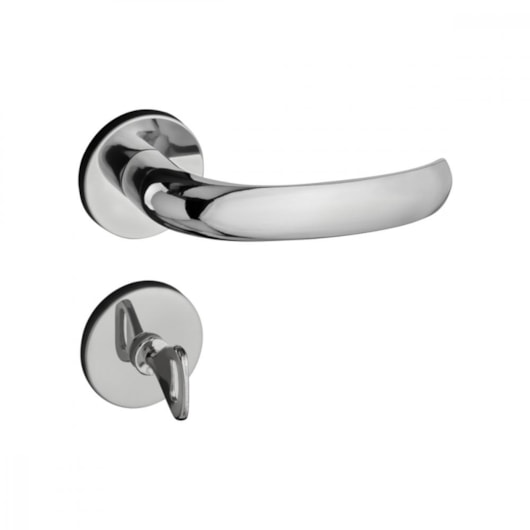 Fechadura Roseta Concept 406 Para Banheiro Cromado Pado - Imagem principal - 6450436d-a927-41d2-b717-8996052c28e1