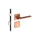 Fechadura Roseta Sara Quadra Premium Interno Para Banheiro Cobre Escovado Pado 55mm - cb0c5914-c540-4450-abd1-5680927fe20c