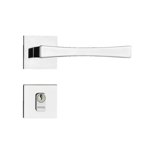Fechadura Roseta Vivaldi Quadra Premium Cromado Externo Pado 55mm - Imagem principal - 0d482f18-805a-44b1-8875-b04d64bce731