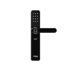 Fechadura Smart De Embutir Com Maçaneta MFR 7000 Preto Intelbras