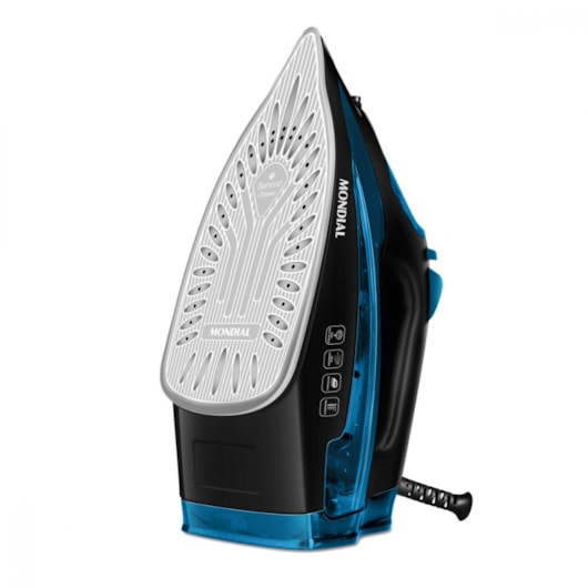 Ferro A Vapor F53 Preto E Azul Mondial 127V 1200W - Imagem principal - c8673196-d2b4-4491-a5dc-12ce4bfbf060