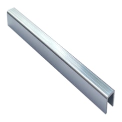 Filete Alufit 1 Prata Matte Mozaik 9,5x9,5x300cm