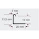 Filete L Inox 304 Preto Mozaik 120cm - a50eb5e2-de6a-40f7-8d39-d3a7e27d7ca1