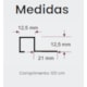 Filete P Inox 304 Ouro Matte Mozaik 120cm - dcd11b32-876c-47d3-bd59-f34a8f49182f