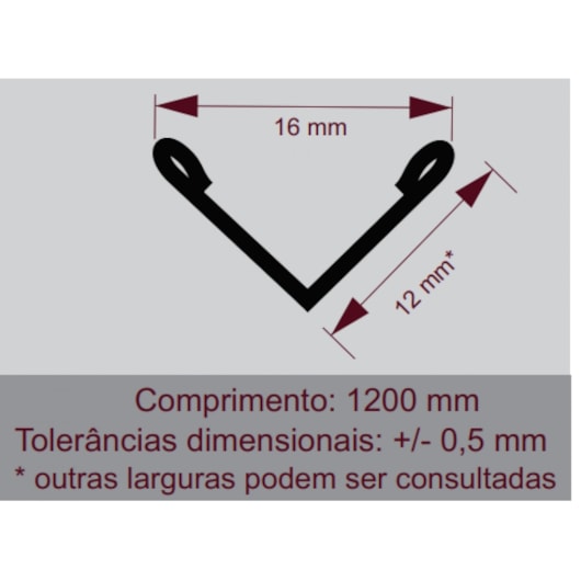 Filete V Ouro Matte Mozaik 12x1200mm - Imagem principal - 1dd94fcb-a48c-4946-89ed-c608338dd66b