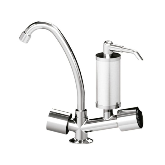 Filtro De Cozinha De Mesa Bica Móvel C40 Luny Cromado Romar DN15 - Imagem principal - 636437e6-c08e-4ee2-8da7-e35db4d43a89