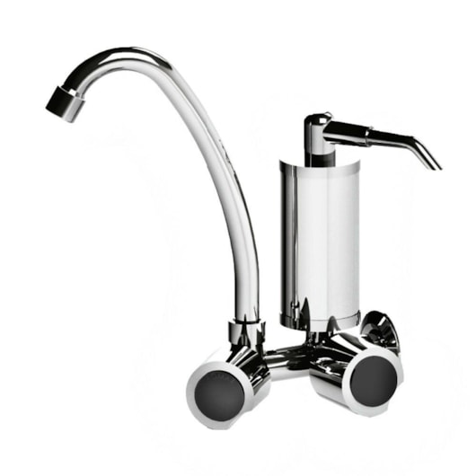 Filtro De Cozinha De Parede Bica Móvel C40 Luny Cromado Romar DN15 - DN20 - Imagem principal - 1fdbc570-197b-41ae-8987-74a81408cdac