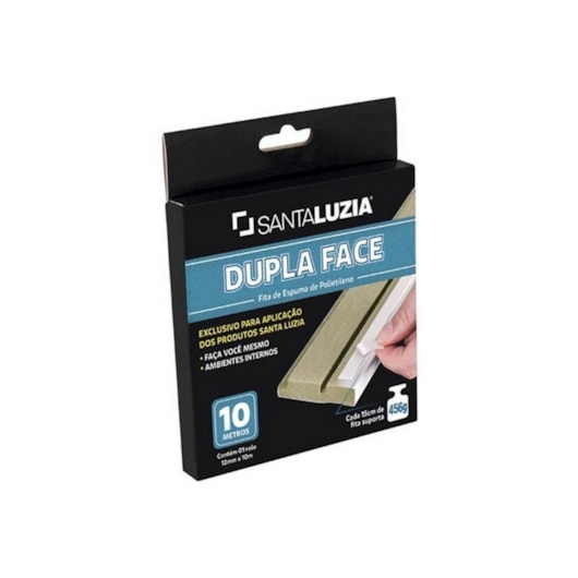 Fita Dupla Face Branco Santa Luzia 12mmx10m - Imagem principal - ccddaa96-1c97-4747-9683-360d512f9f17