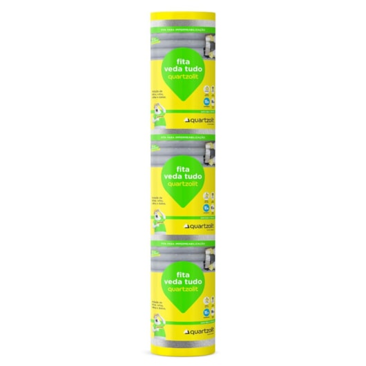Fita Veda Tudo Autoadesiva 90cmx10m Quartzolit - Imagem principal - 2fedaecd-1310-4966-a51a-525e789bb62b