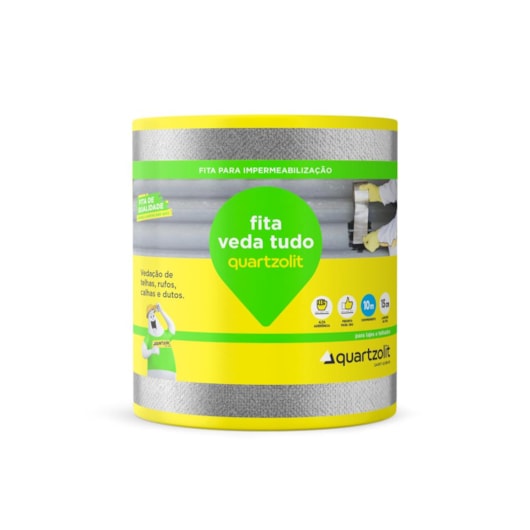 Fita Veda Tudo Autoadesiva Quartzolit 15cm - Imagem principal - 231ebf3b-8561-4b39-b7d9-20dc8b68b90b