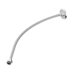 Flexível Em Aço Inóx Trançado Com Canopla Roca 60cm