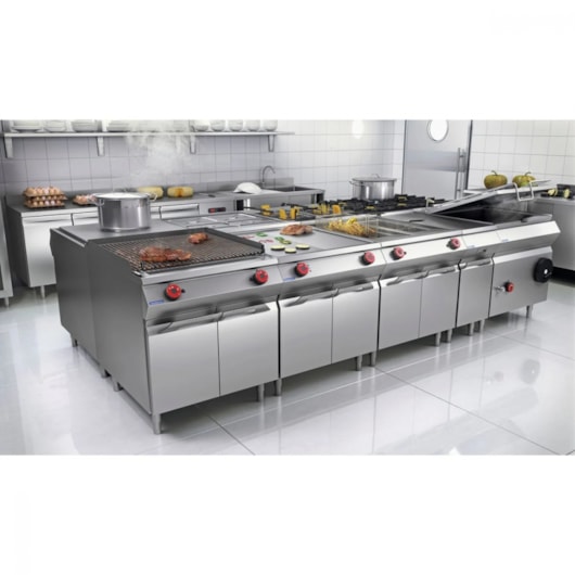 Fogão À Gás 6 Bocas Com Maxi Forno Tramontina 120x75cm - Imagem principal - b903fea8-6168-43b8-ac32-dc15d17545ca