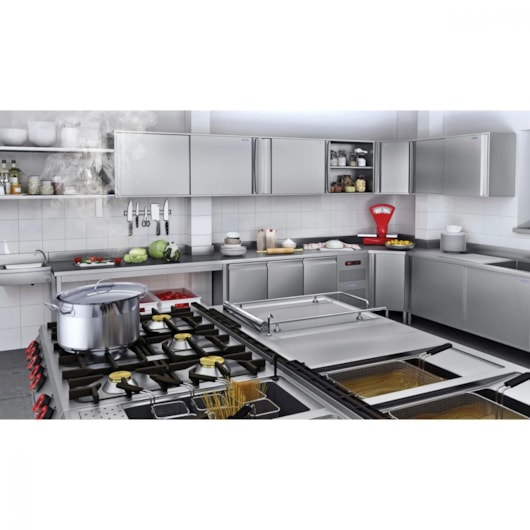 Fogão À Gás 6 Bocas Com Maxi Forno Tramontina 120x75cm - Imagem principal - b5edb5ac-9dc7-4651-8b67-bf255c8387a2