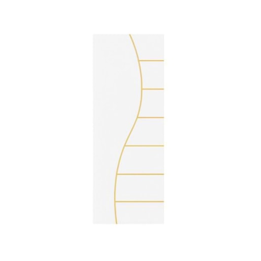 Folha De Porta Melamínica Decoração Semi Oca Branco MGM 210x70cm - Imagem principal - 3e8058b2-2575-433b-8113-95d7391cb9fd
